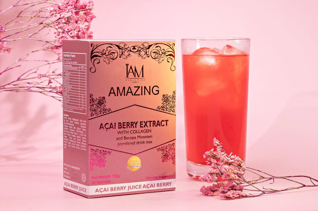 Amazing Acai Berry with Collagen and Bacopa | 10 Sachets | Free Shipping | COD